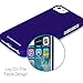 CaseCrown Lux Glider Case, Perfect Fit & Soft Interior, for iPhone 5 / 5S / SE (Blue Sapphire)