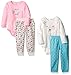 Carter's Girls' 4-Piece Bodysuit and Pant Set