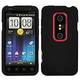 GTMax Soft Rubber Silicone Skin Protector Cover Case - Black for Sprint HTC ....