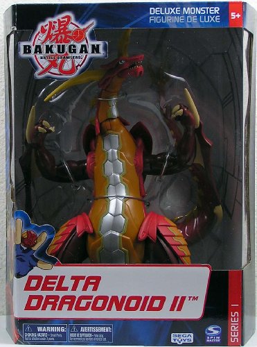Bakugan Battle Brawlers Series 1 Deluxe Monster 8 Inch Tall Action Figure - DELTA DRAGONOID II