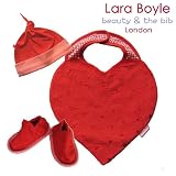 Lara Boyle　『ビブ・帽子・ブーティ』　ハート　(my sweetheart（マイスイートハート）)