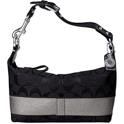 AUTHENTIC COACH SIGNATURE STRIPE SMALL HOBO 11096 (3 Color Variations)