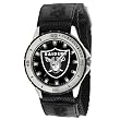 Game Time Men's NFL-VET-OAK Veteran Custom Oakland Raiders Veteran Series Watch