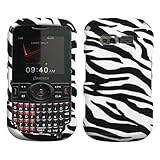 Black/ White Zebra Hard Protector Case Cover For Pantech Caper TXT8035
