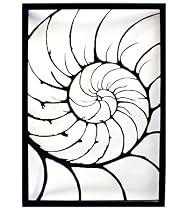 'Nautilus Shell' Metal Wall Art Sculpture