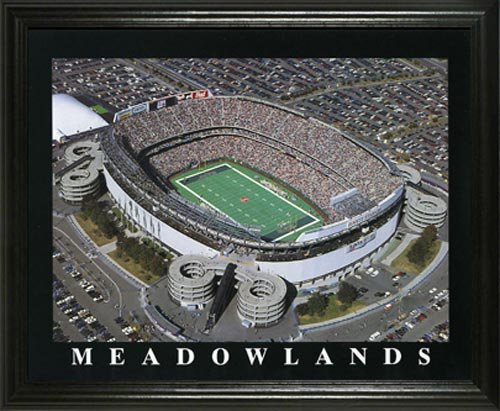 New York Jets - Giants Stadium Aerial - Lg - Framed Poster Print
