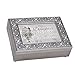 Cottage Garden Daughter Love You More Filigree Jewel Bead Silver Tone Music Box Plays Fur Elise