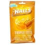 HALLS HONEY LEMON COUGH DROPS 30/BAG