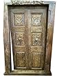 18c Antique Doors Architectural Rajasthani Doors Teak Peacock Carving Frame Indian Furniture