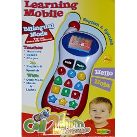 Call 2 Learn Learning Mobile Bilingual (English & Spanish) Children's Toy