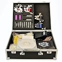 Tattoo Machine Body Art Tattoo 4 Tattoo Gun Tattoo Kit with Case INK, Needles, foot padel, clip cord and all the accessories are included T01
