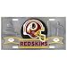 Washington Redskins - 3D NFL Officially Licensed Stainless Steel License Plate