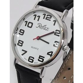 Les Mens/Messieurs Grand par la Montre/le Cadran d'Hardi de Lecture Facile G�ant - A Aper�u Partiellement 21cm Sangle (101220GT)