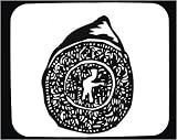 Decorated Mouse Pad with black and white , Indian, Mexico, Native American , Mayan, relic, artifact