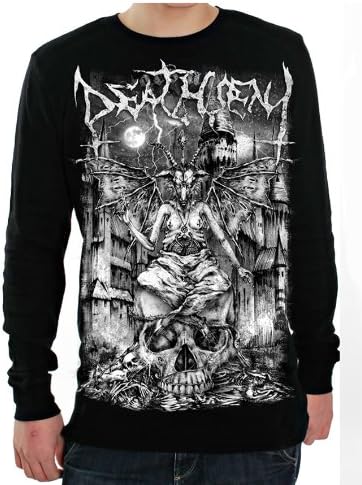 Deathsent devil satan tattoo emo rock punk T-Shirt Black / DS-LS01 size S
