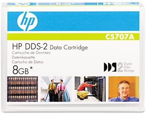 HEWLETT PACKARD 1/8" DDS-2 Cartridge, 120m, 4GB Native/8GB Compressed Capacity (C5707A)