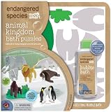 Health Science Labs ES-1855-C Endangered Species Animal Kingdom Bath Puzzles Set of 3