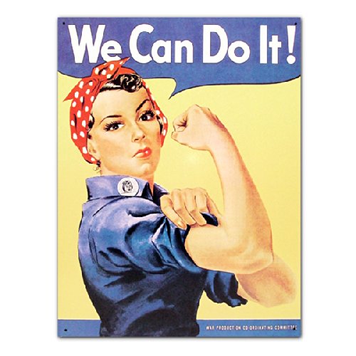Rosie the Rivetor Tin Sign , 13x16