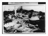 Historic Print XL Japanese occupation of Tsinan China 1928 Interior of the Kiang Chia Chih Military Ho