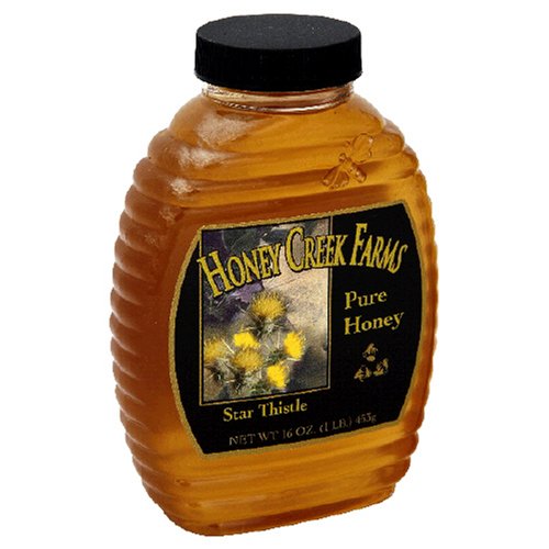 Honey Creek Farms Star Thistle Honey, 16-Ounce Unit (Pack of 4) by Honey Creek Farms