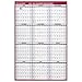 AT-A-GLANCE Erasable Wall Calendar 2016, 12 Months, Reversible Academic / Regular Year, Vertical, 24 x 36 Inch Page Size (PM210S28)