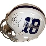 Peyton Manning Autographed With Player Decal Colts Revolution Helmet