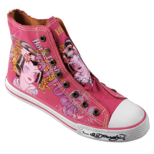 Ed Hardy Womens Highrise Graphic Print Slip-on Sneakers product image