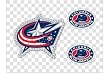 Columbus Blue Jackets Jeweled Body Art Kit