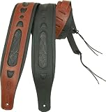 Levy's Leathers PM31-WAL 2.5-inch Leather Strap with Foam Pad,Walnut