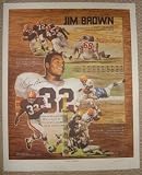 Jim Brown Signed Cleveland Browns Gary Thomas Limited Edtion Lithograph Nfl w/ Coa