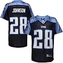 Reebok NFL Equipment Tennessee Titans #28 Chris Johnson Navy Blue Youth Alternate Replica Football Jersey