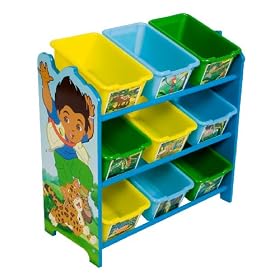 Nickelodeon Diego 9 Bin Toy Organizer