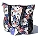 Original Floral Water Resistant Large Tote Bag Shoulder Bag for Gym Beach Travel Daily Bags Upgraded