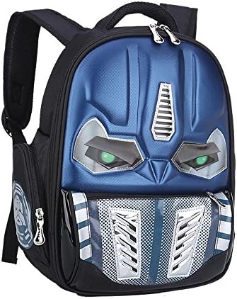 Rudilo Cool 3D Transformer School Backpack for Kids Book Bags for Boys Blue