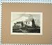 1820 Engraving Minster Lovel Priory Oxfordshire England