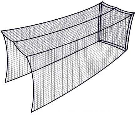 Dynamax Sports Golf Cage Net, White, 10X10X20-ft by Dynamax Sports