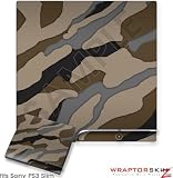 Sony PS3 Slim Skin   Camouflage Brown