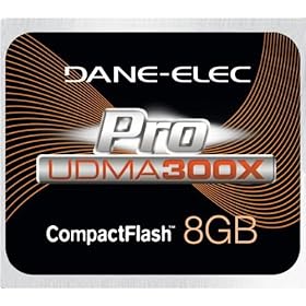 Memory- CompactFlash-Dane-Elec Proline 300X 8GB CF Memory Card