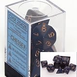 Chessex Opaque Dusty Blue 7 piece dice set