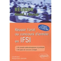R�ussir l'oral au concours d'entr�e en IFSI