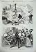 1869 Haymarket Theatre Frightful Hair Humpty Dumpty Art