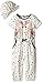 Rosie Pope Baby Girls' Kissing Flamingo Romper with Matching Turban