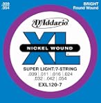 D'Addario EXL120-7 XL Nickel Wound Su...