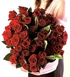 『赤バラ花束50本【送料無料】』の写真