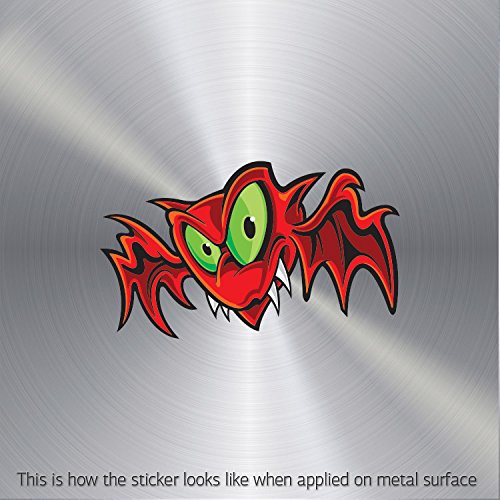 Stickers Dracula Vampire Bat Weatherproof Sailboat Specialty Stable Bike Ac (8 X 4.72 In)
