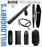 Rode NTG-2 Condenser Shotgun Microphone Videographer Pro Audio Kit + Rode Professional Boompole + Rode Boompole Bag + Rode WS6 Deluxe Wind Shield + Rode VXLR Minijack to XLR Adaptor + Rode VC1 Minijack/3.5mm Stereo Extension Cable + & Much More! Willoughby's Est. 1898
