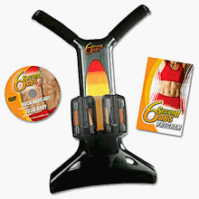 GENUINE 6 SECOND ABS TONER ( SIX SEC ) + INSTRUCTIONS + DVD