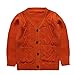 eTree Little Boys' 100% Cotton Knitting V Collar Cardigan Hemp Sweater 1-4 Years