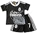 2014/2015 REAL MADRID BLACK DRAGON CRISTIANO RONALDO 7 FOOTBALL SOCCER KIDS JERSEY & SHORT