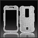 Silver "Cristalina" crystal bling case-cover for Huawei Ascend M860